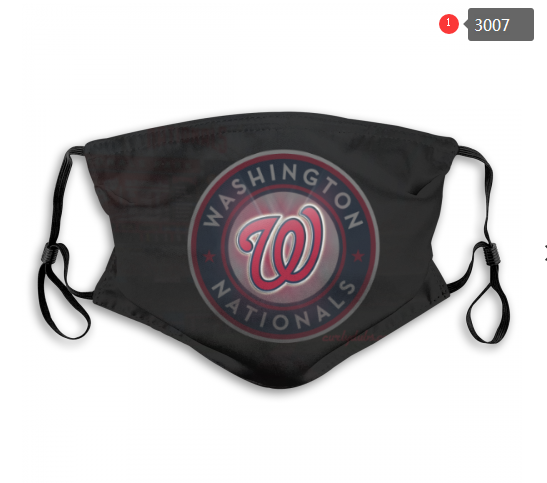 MLB Washington Nationals Dust mask with filter->mlb dust mask->Sports Accessory